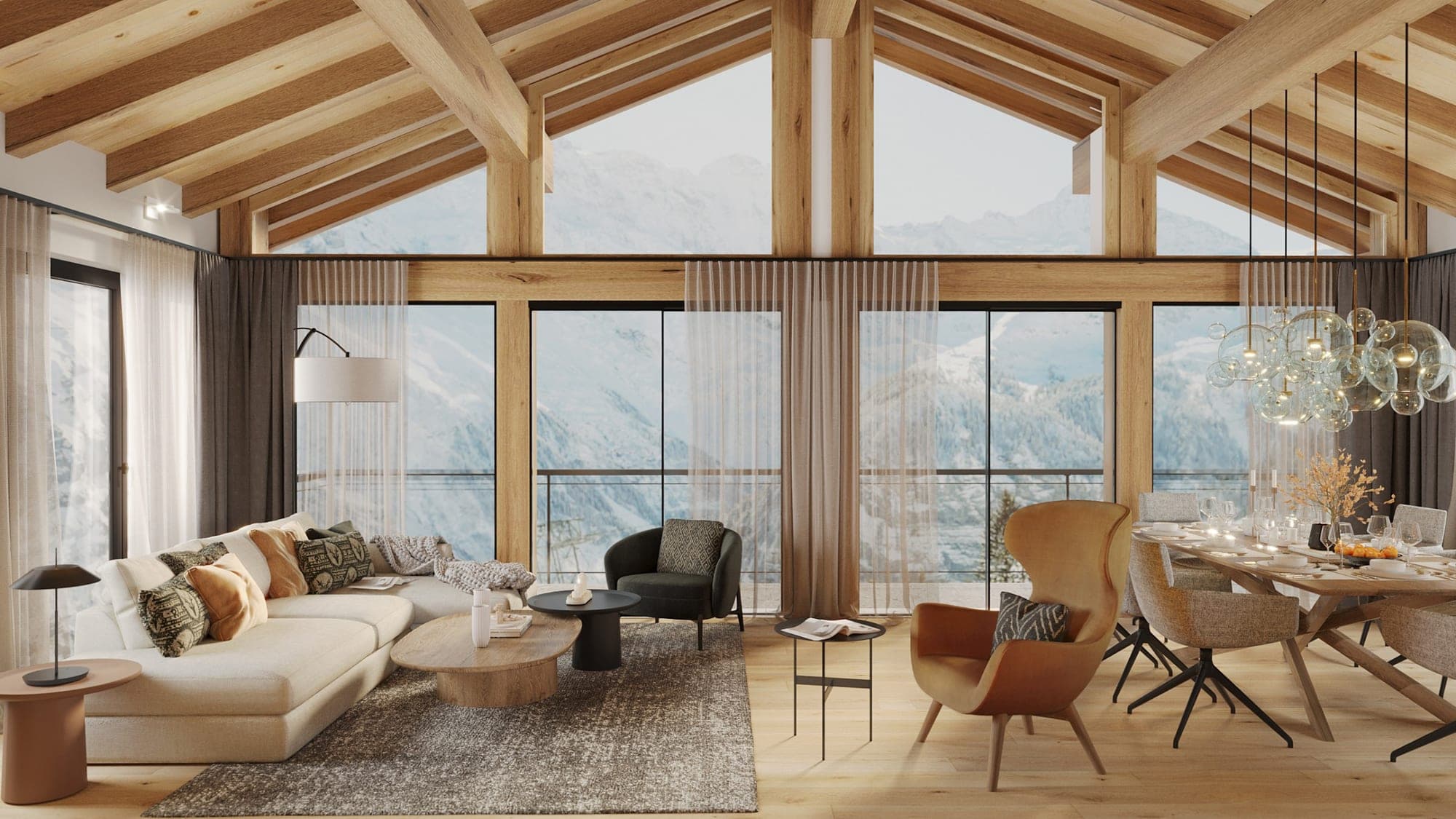 Chalet Vesta B luxueux 4,5 pièces skis aux pieds – Lauchernalp — 3918 Wiler (Lötschen)
