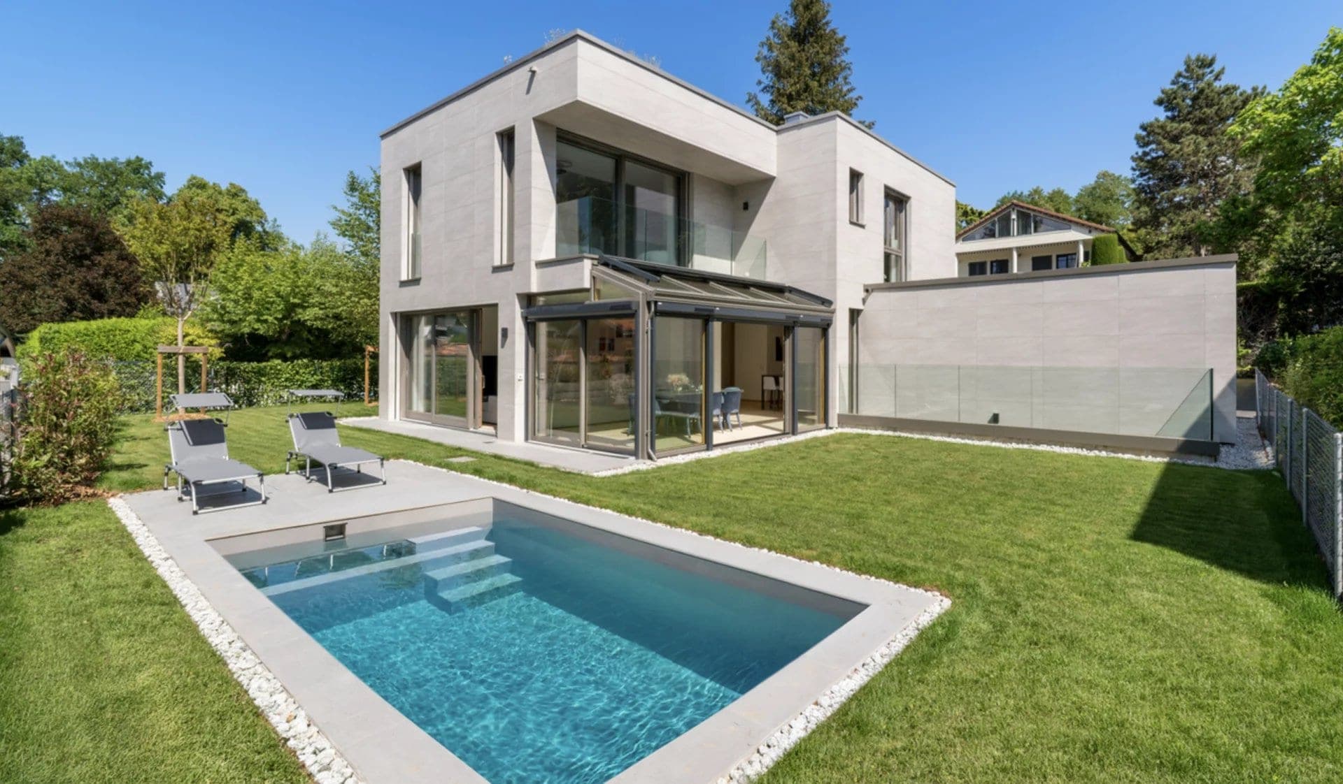 Corsier – Villa contemporaine d’exception avec piscine — 1246 Corsier