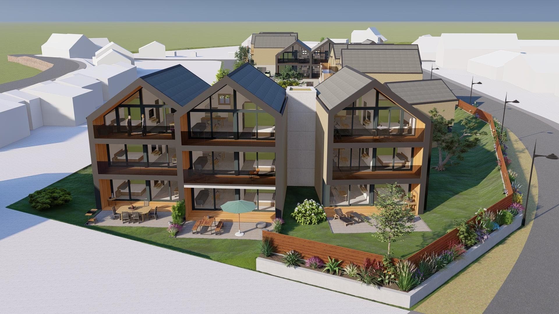 Projet de 46 appartements protégés et annexes à vendre. — 2900 Porrentruy