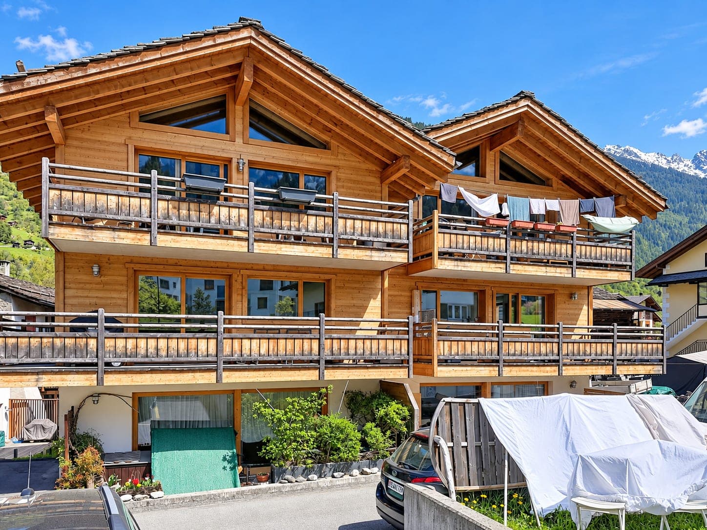 Appartement 3 pièces 65m² au Châble avec balcon — 1934 Le Châble