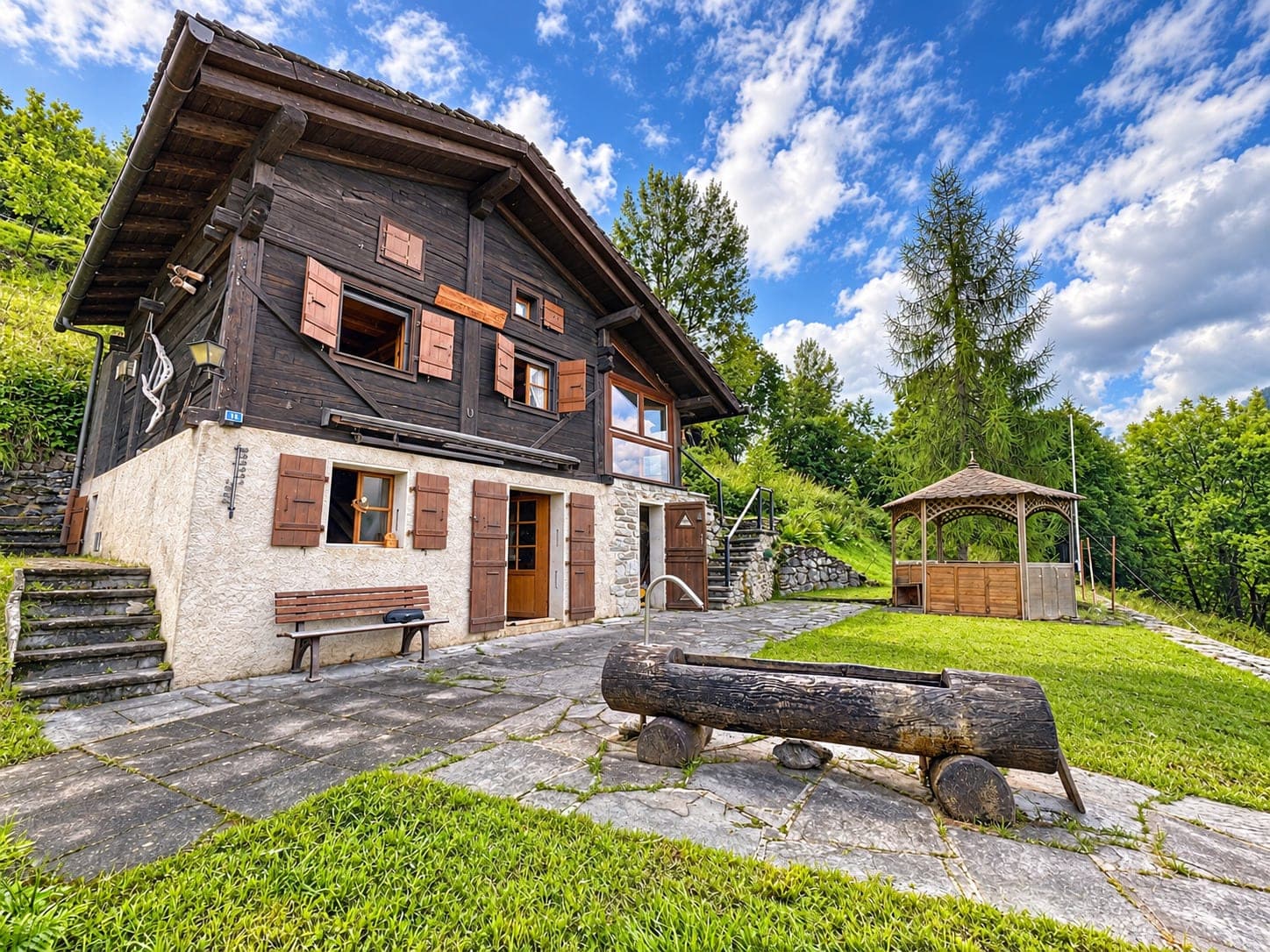 Parenthèse alpine – nature brute et silence retrouvé — 1948 Lourtier
