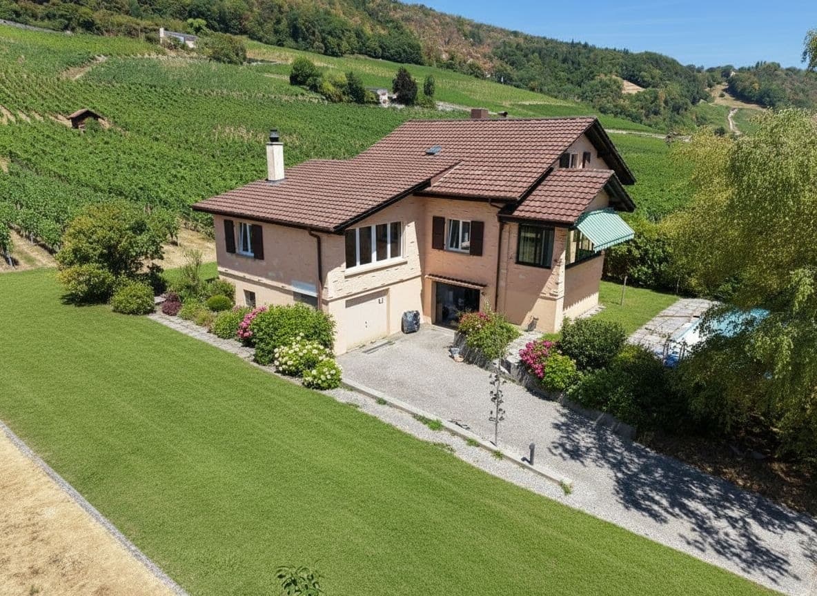 UNE VILLA FAMILIALE ENTIÈREMENT RÉNOVÉE EN BORDURE DES VIGNES — 2088 Cressier